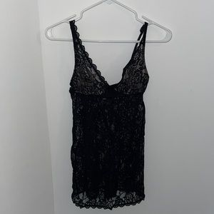 Victoria Secret Lingerie BabyDoll XS Black